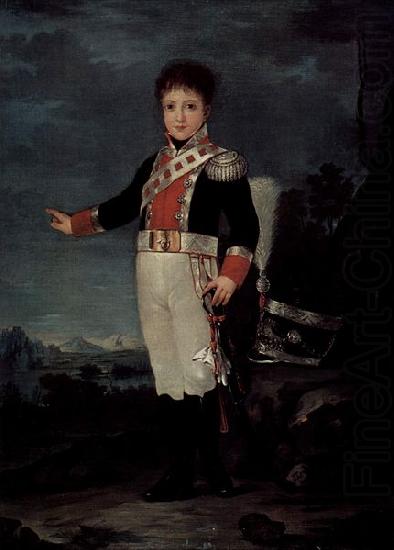 Francisco de Goya Portrat des Don Sebastian Gabriel de Borbon y Braganza china oil painting image